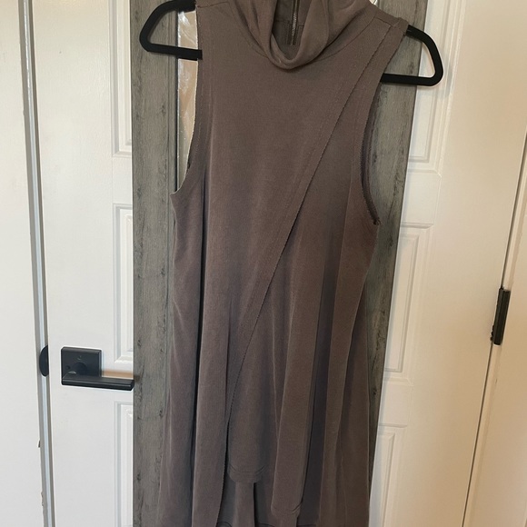Free People Queen Anne Tank Dress Mink - Picture 4 of 7